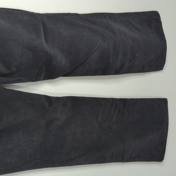 J. Jill Black Corduroy Stretch Tapered Down Black Pants Size 14 - Picture 7 of 10